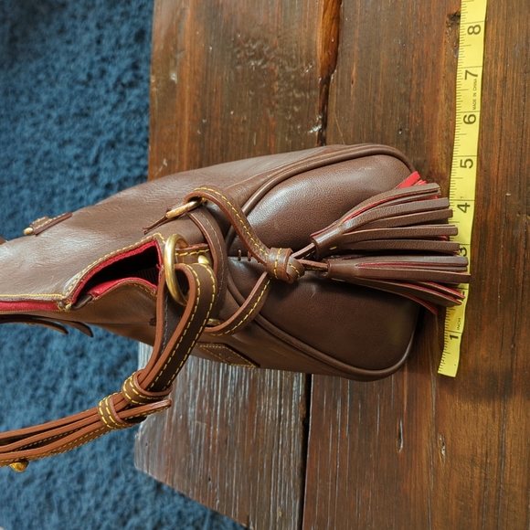 Dooney & Bourke Chestnut medium Florentine leather zip top USA - Picture 2 of 15